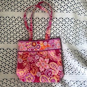 Vera Bradley Raspberry Fizz Medium Tote Bag